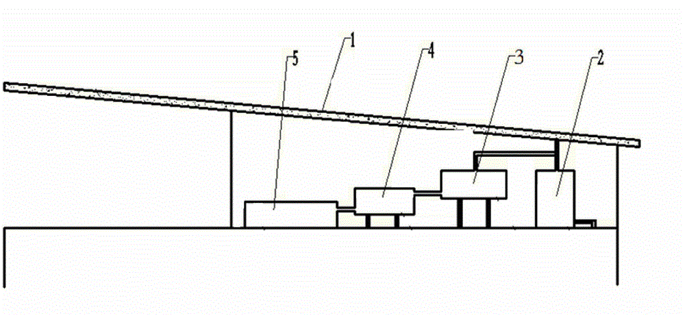 Zero-energy roof rainwater recycling reclaimed water utilization system