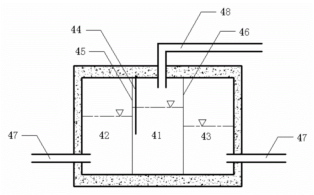 Zero-energy roof rainwater recycling reclaimed water utilization system