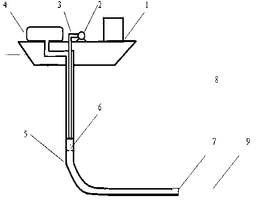 Marine gas hydrate electronic-spraying pump composite exploitation method and apparatus