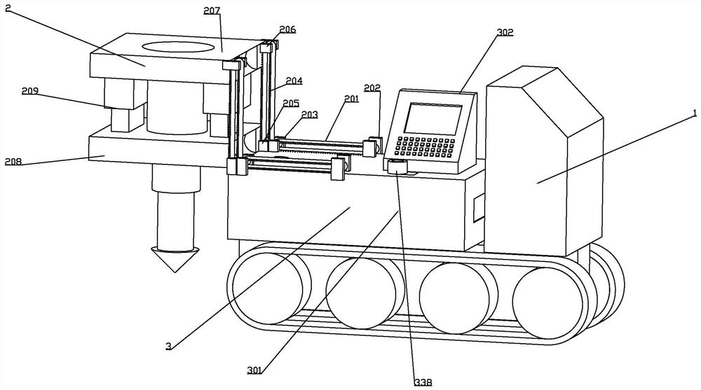 Soil pollution source searching and sampling method