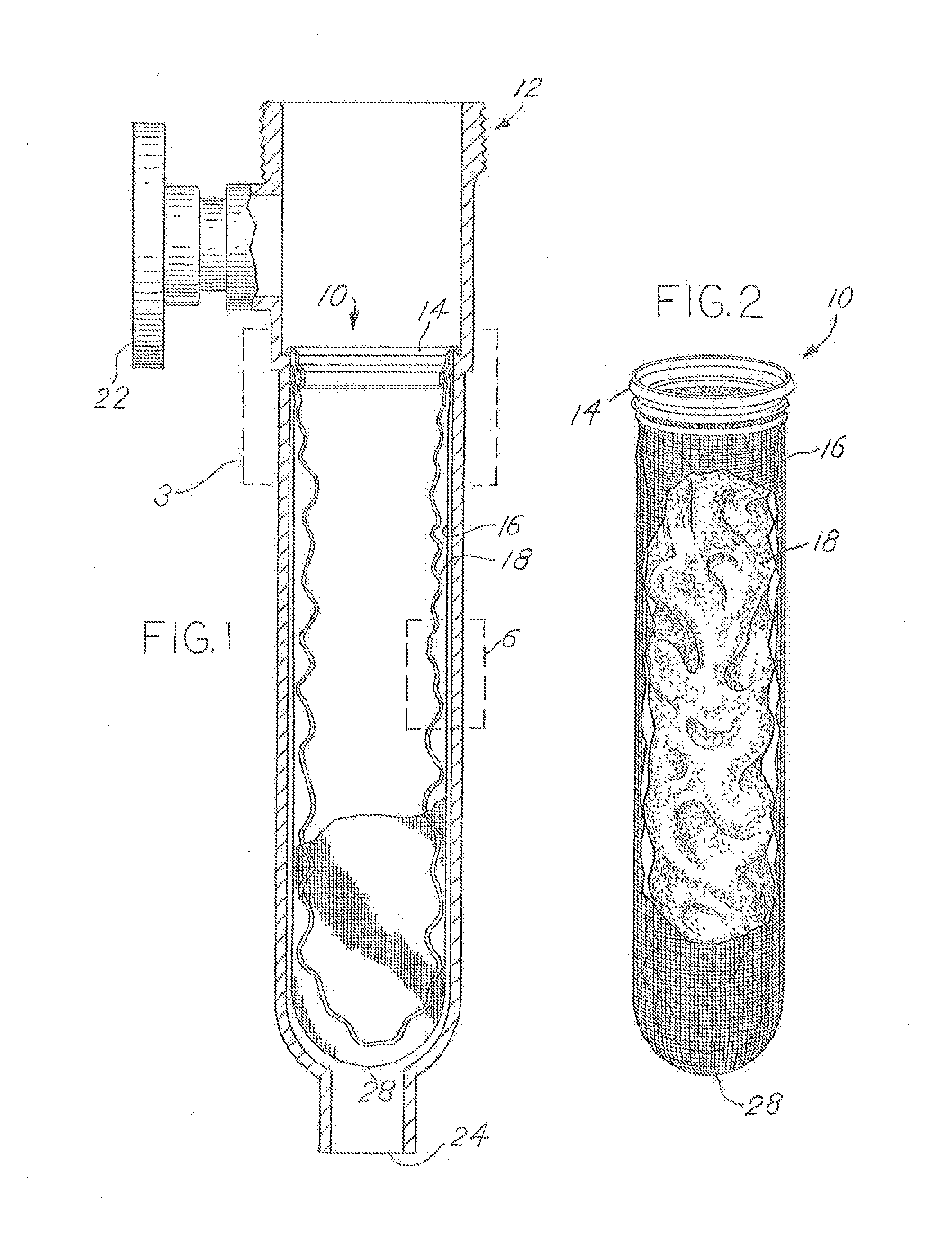 Dual bag filter with spacer