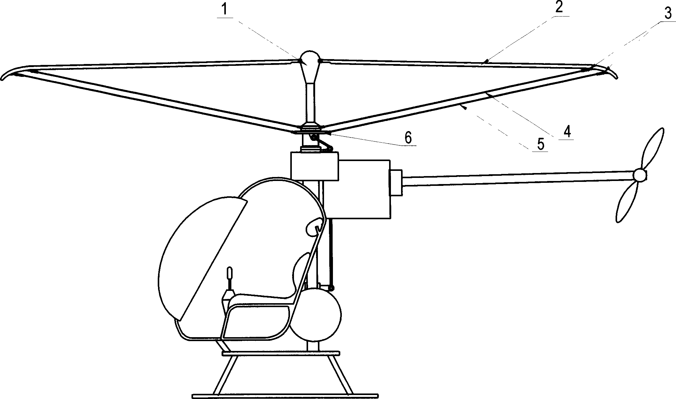Rotary wing helicopter