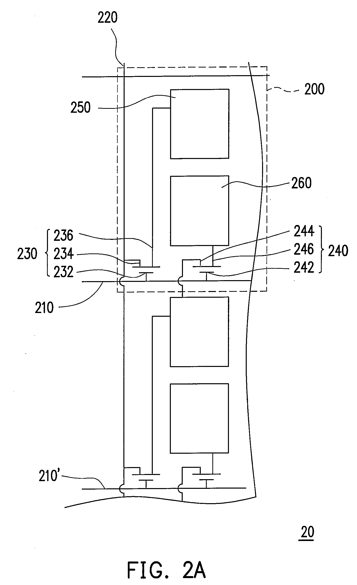 Active device array substrate and driving method thereof