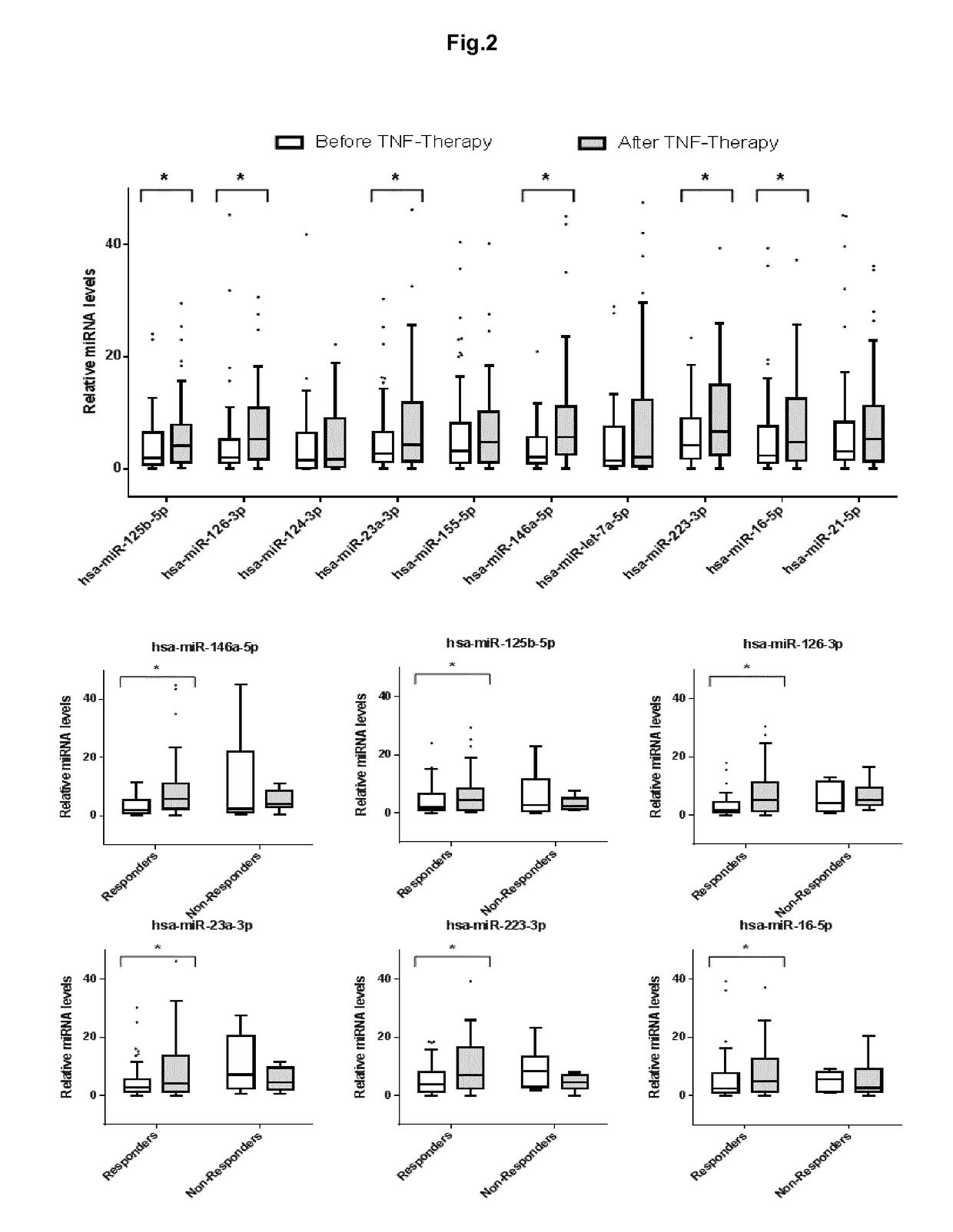 Circulating mirnas as biomarkers of therapy effectiveness in rheumatoid arthritis patients treated with Anti-tnf alpha