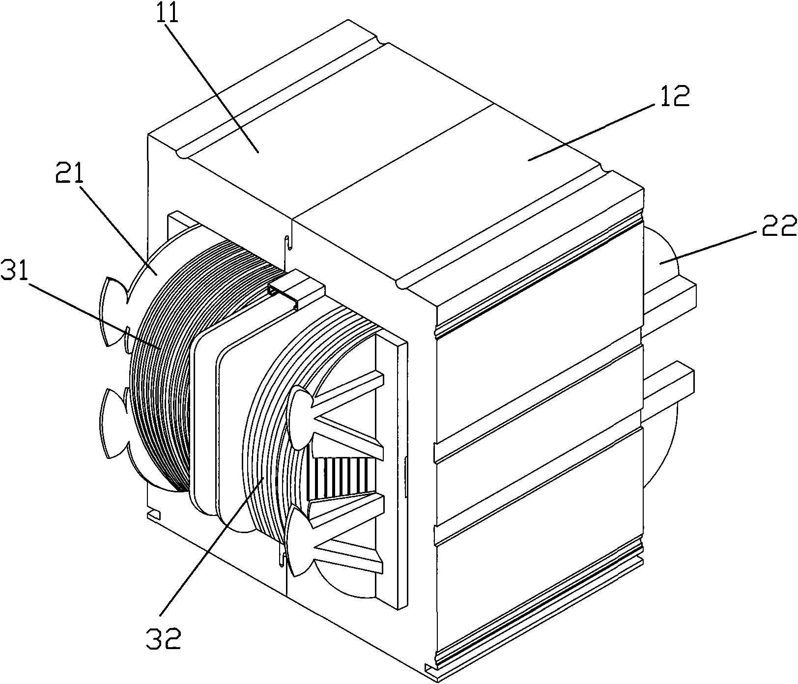 Welder transformer and manufacturing method thereof