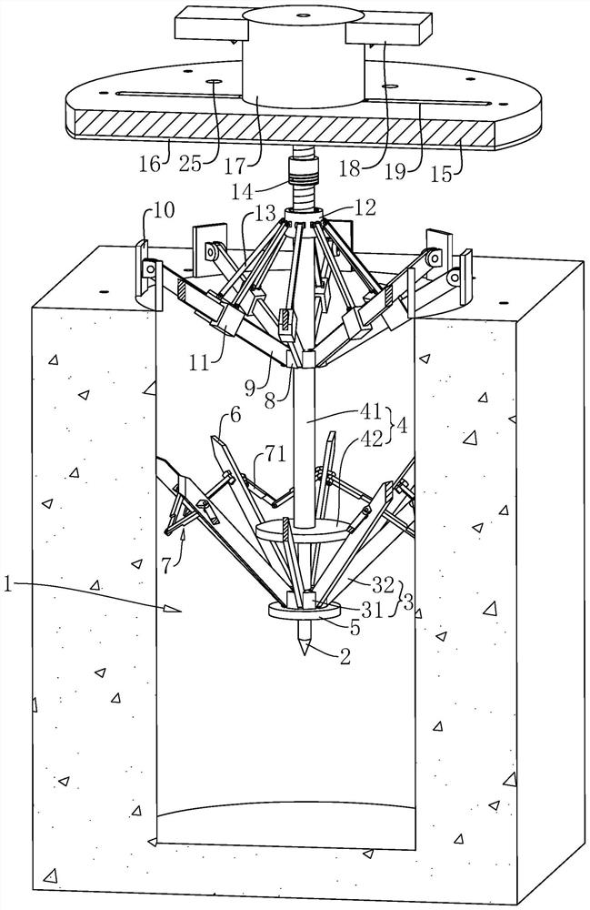 Sludge soil layer mixing pile reinforcing structure and construction method