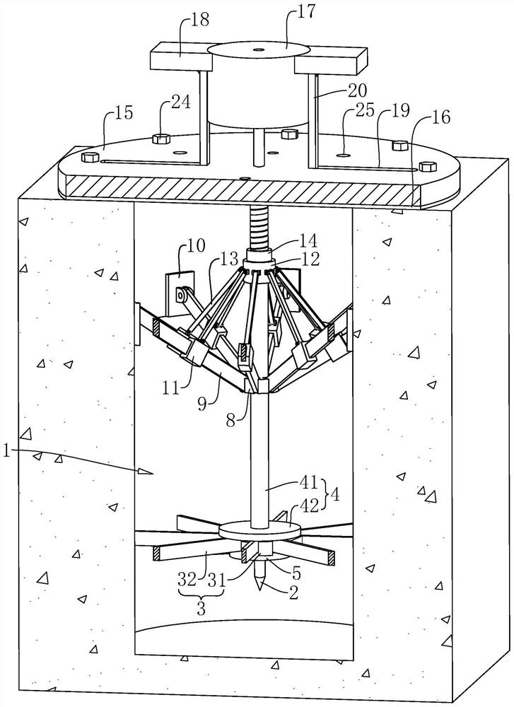 Sludge soil layer mixing pile reinforcing structure and construction method