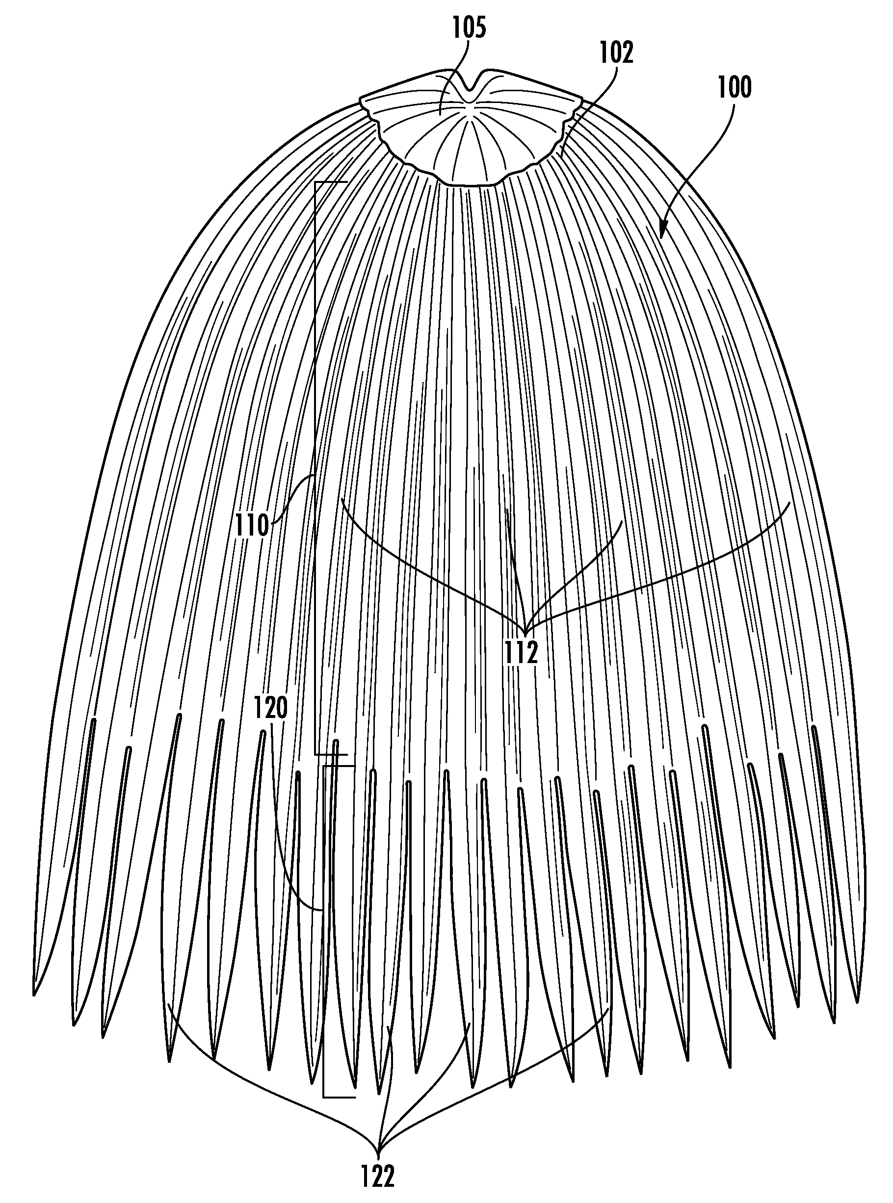 Synthetic thatch members for use as roofing material products and methods of making and using the same
