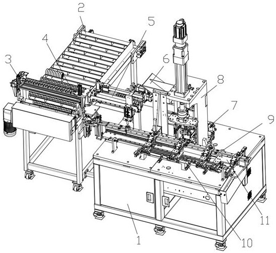 A motor shaft automatic press-fitting equipment
