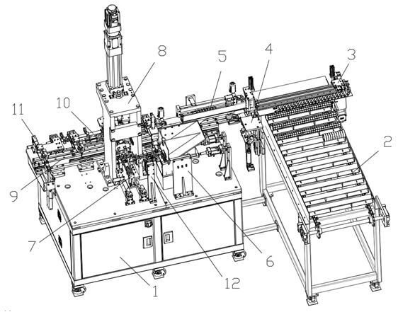 A motor shaft automatic press-fitting equipment