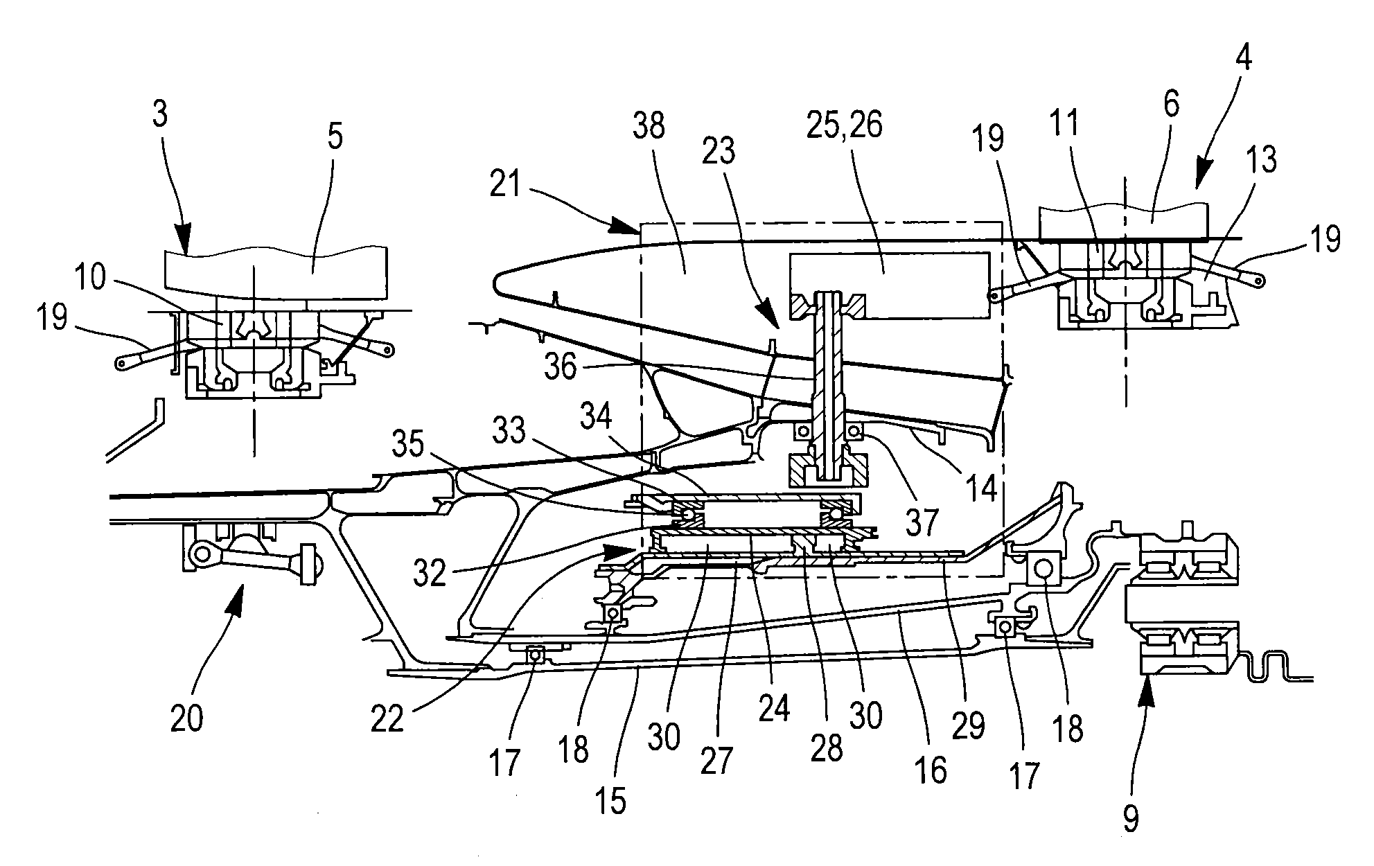 System for changing the pitch of the blades of a propeller