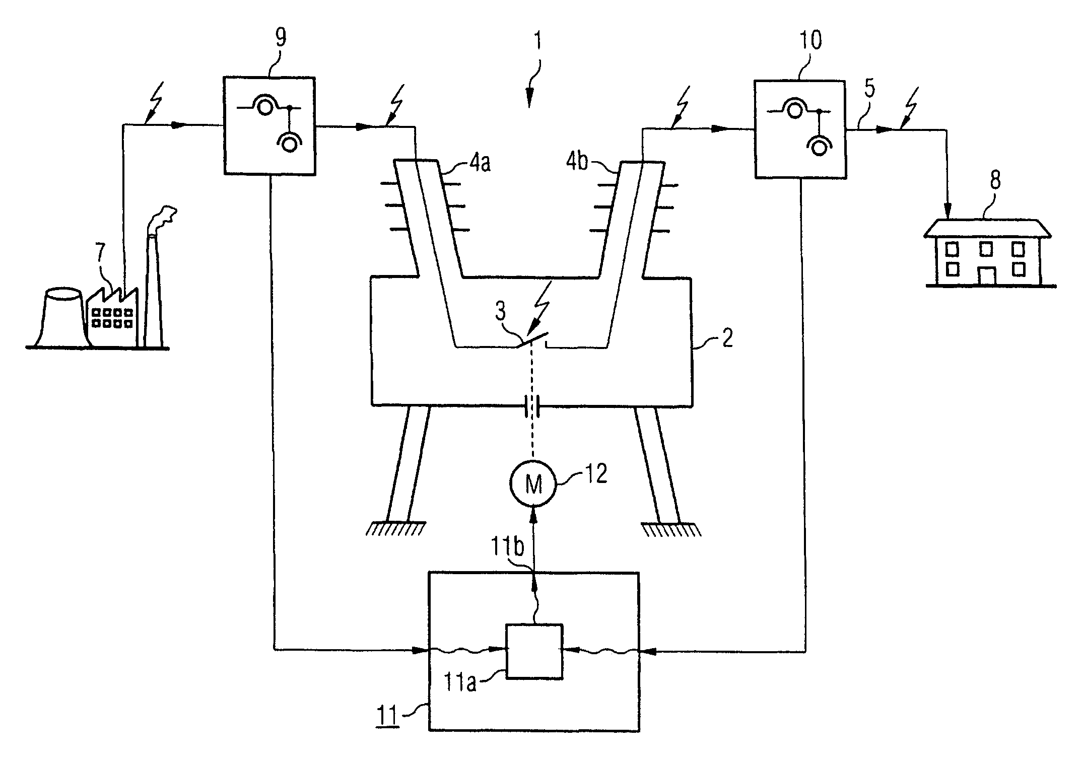 Method for predicting a future voltage and/or current curve