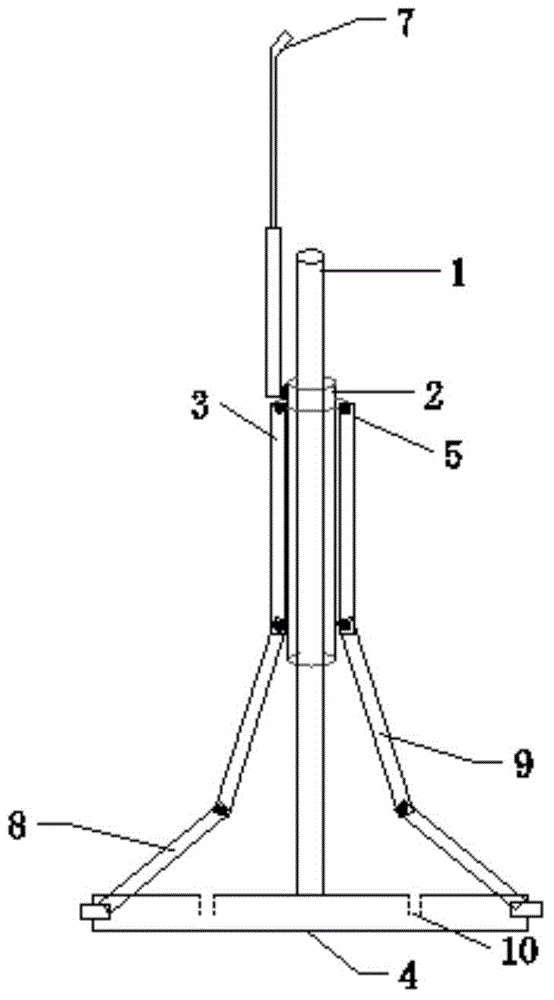 Folding blade knife type multi-point displacement meter anchor head for soft soil ground layer