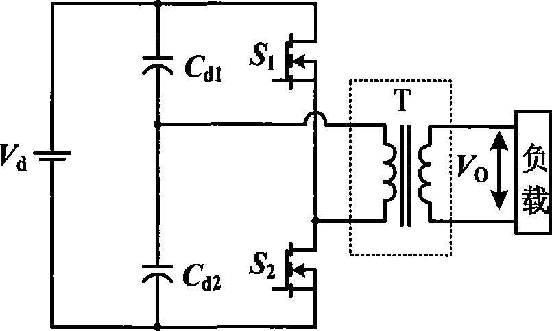 Z source semi-bridge inverter