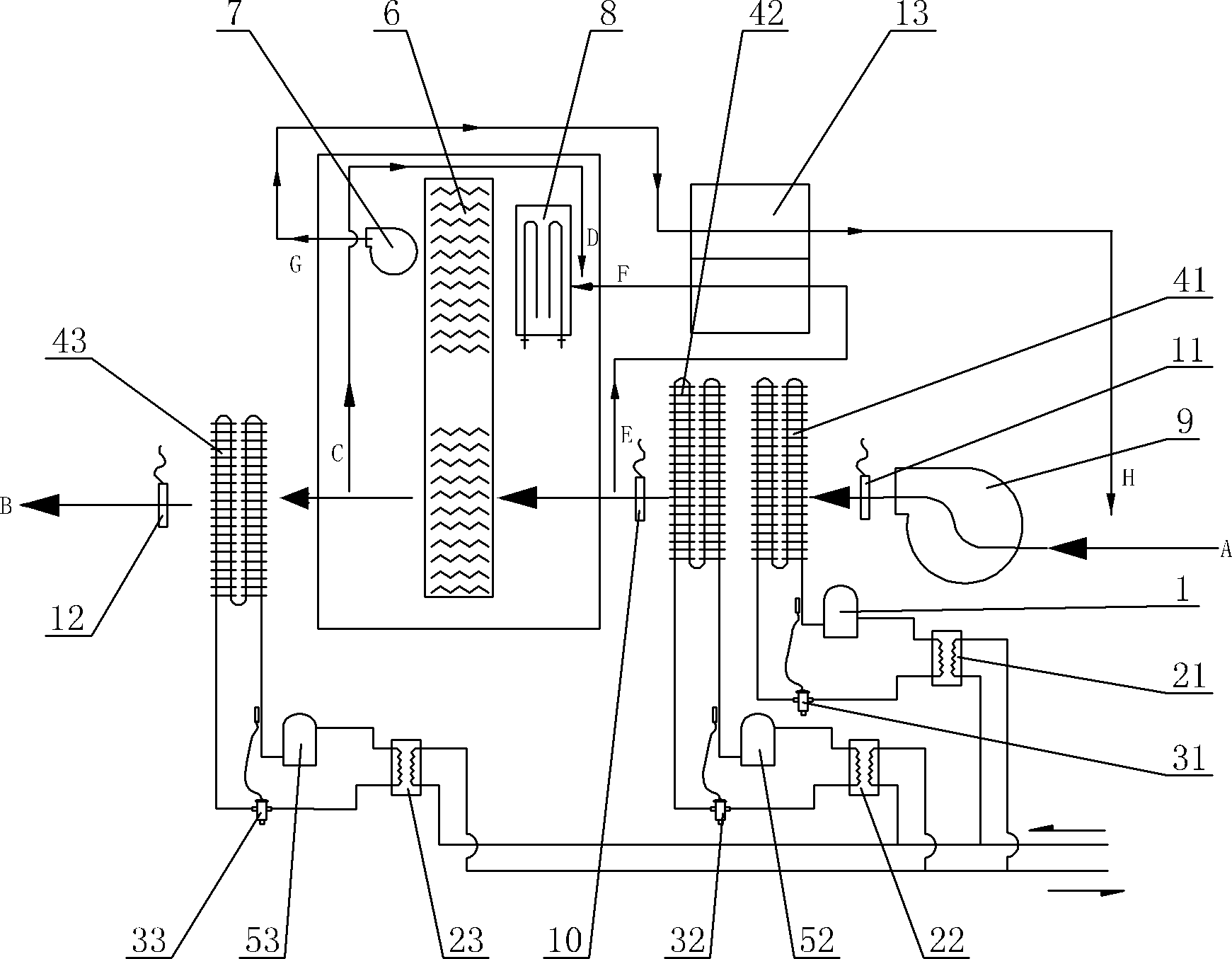 Control method of ultra-low humidity compound dehumidifier