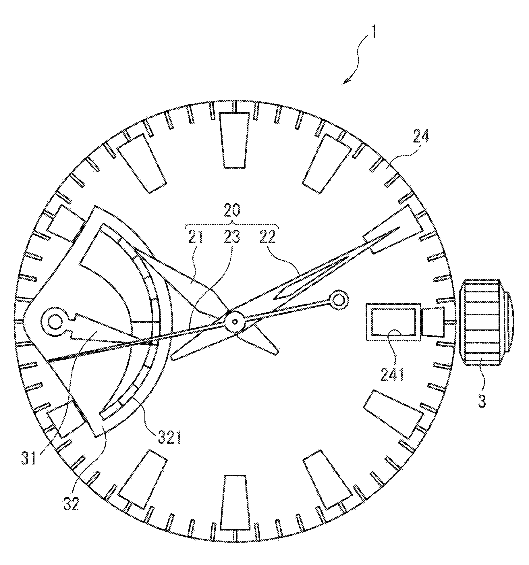 Electronic Timepiece with Generator Function