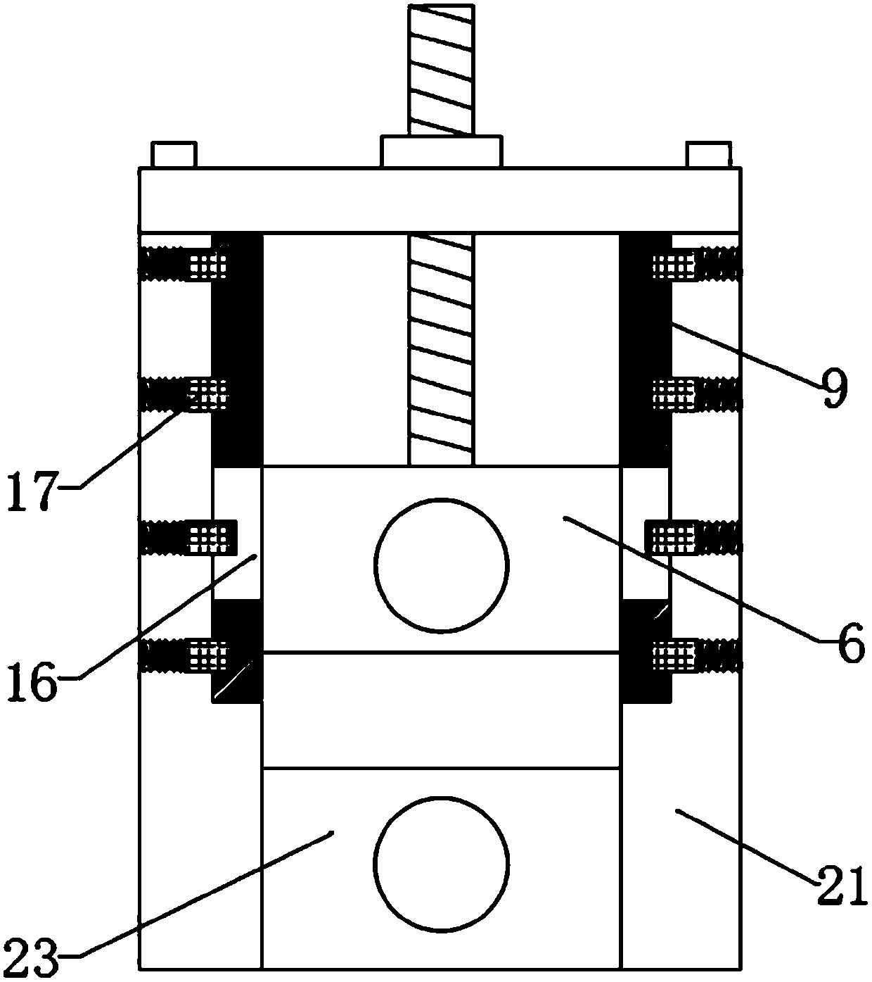 Automatic metal rolling formation device with cooling structure