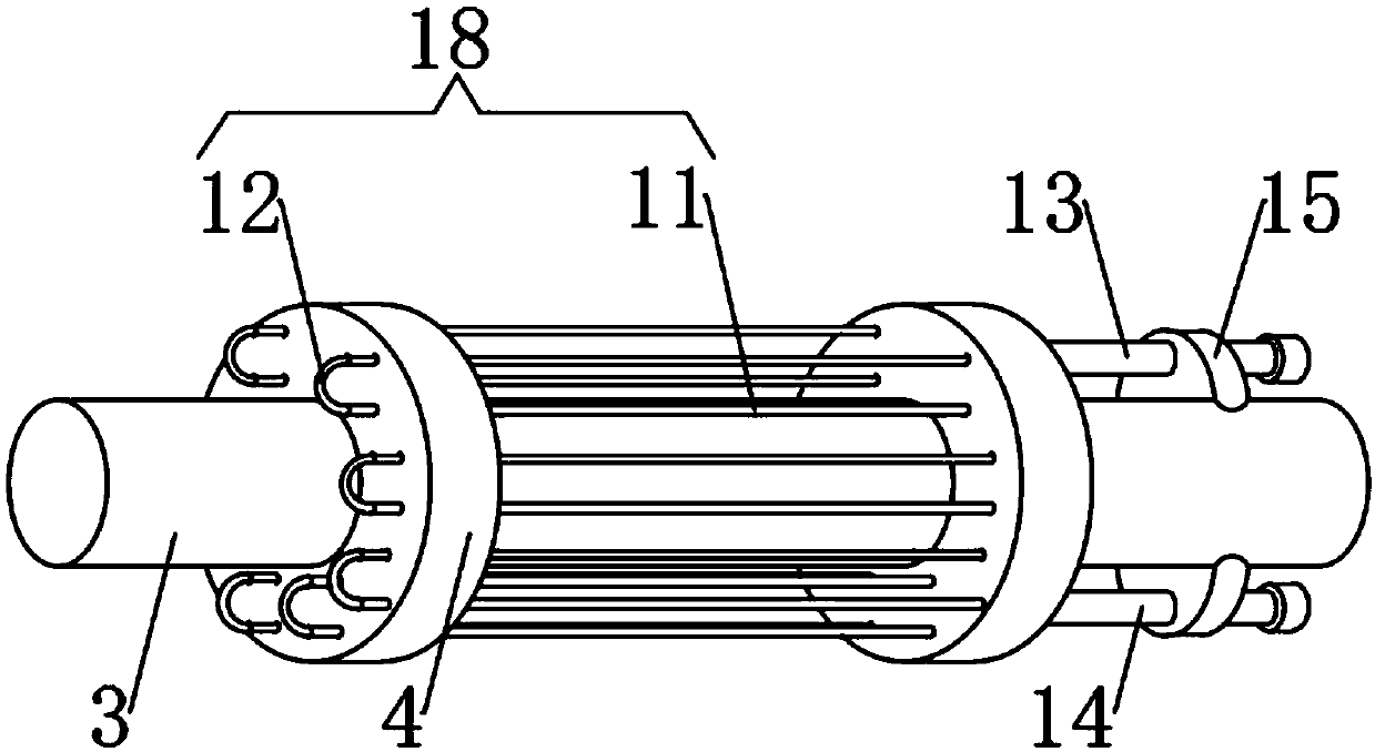 Automatic metal rolling formation device with cooling structure