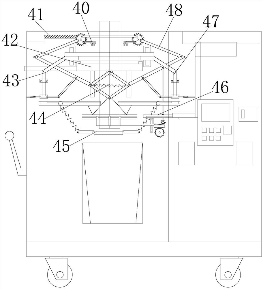 A double bagged tea packaging machine