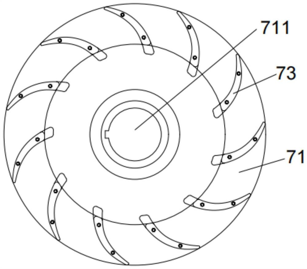 Generator with assembled centrifugal fan