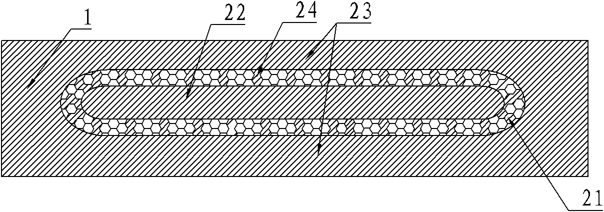 Electrode connection structure of semi-conductor electric heating piece