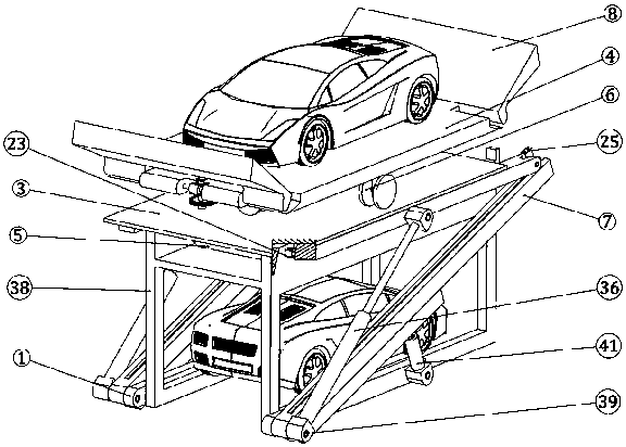 Z-shaped non-avoidance stereo garage