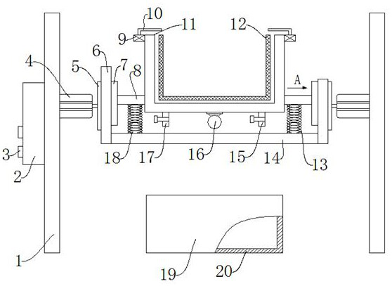 Automatic demolding device for aluminum material machining