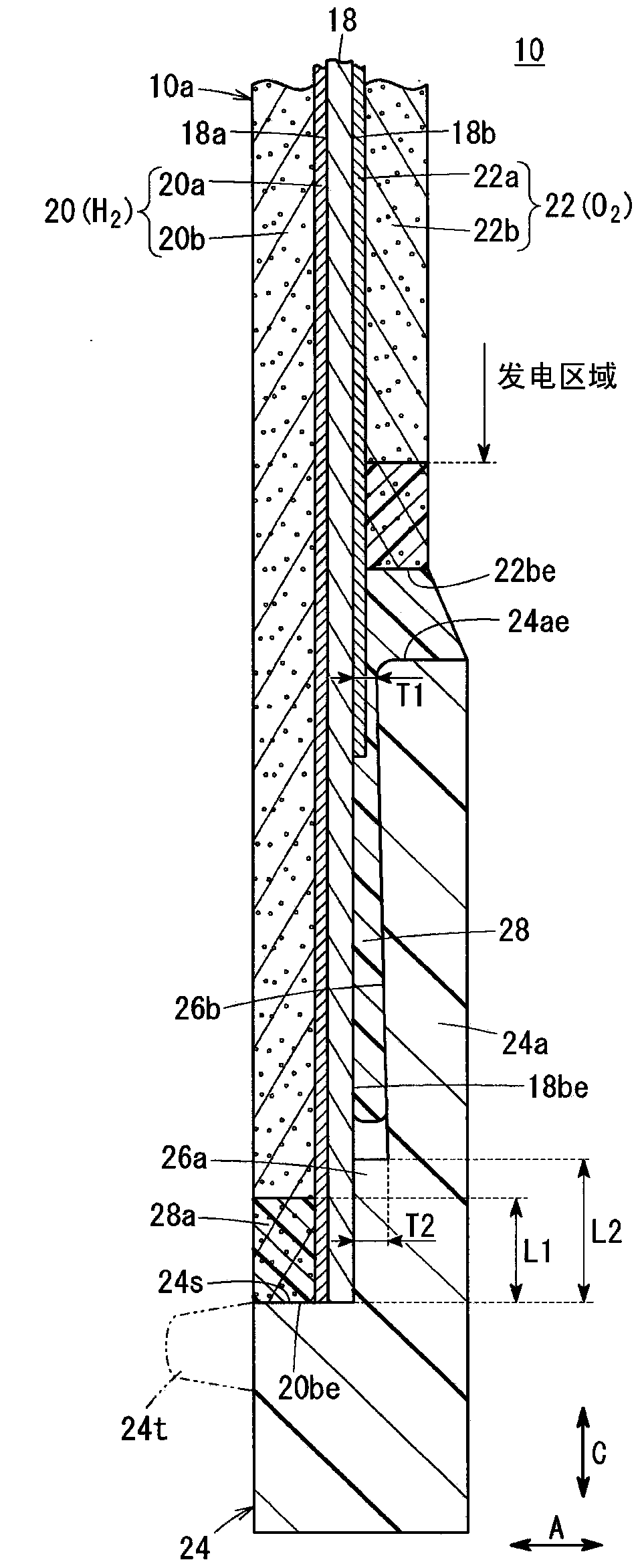 Electrolyte membrane-electrode structure with resin frame for fuel cells