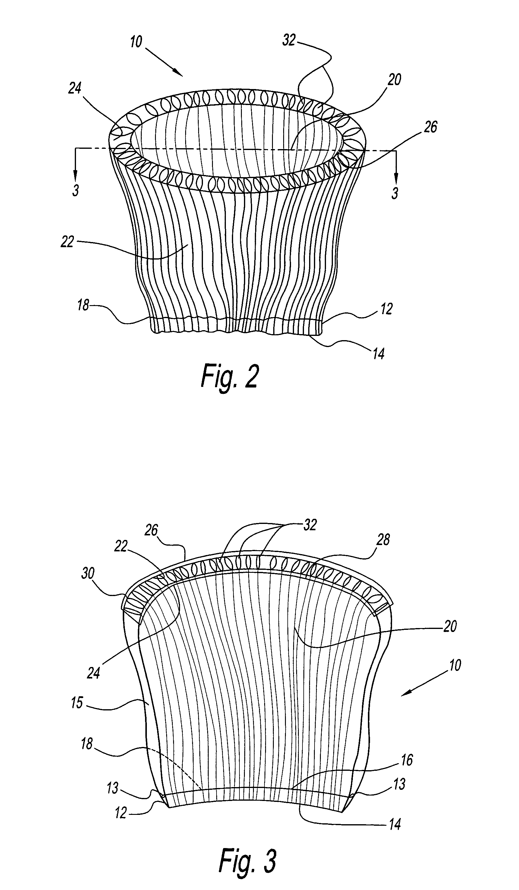 Two-ply blank and a method of manufacturing a circularly knitted two-ply blank