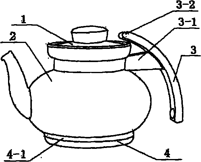 Special kettle for electromagnetic oven