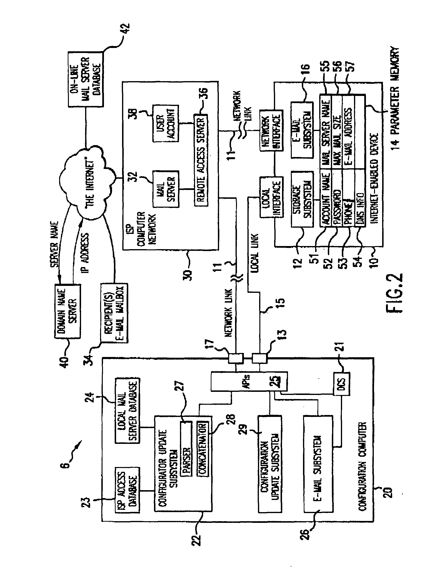 Simplified configuration of an internet-enabled device