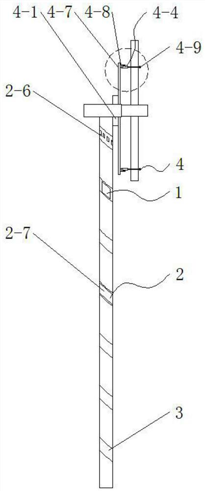 A measuring and detecting device for wind power generation