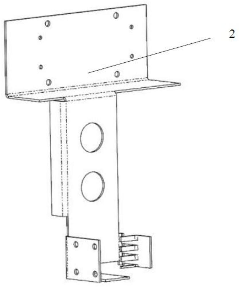 Stock breaking device for automatic grafting of apple trees