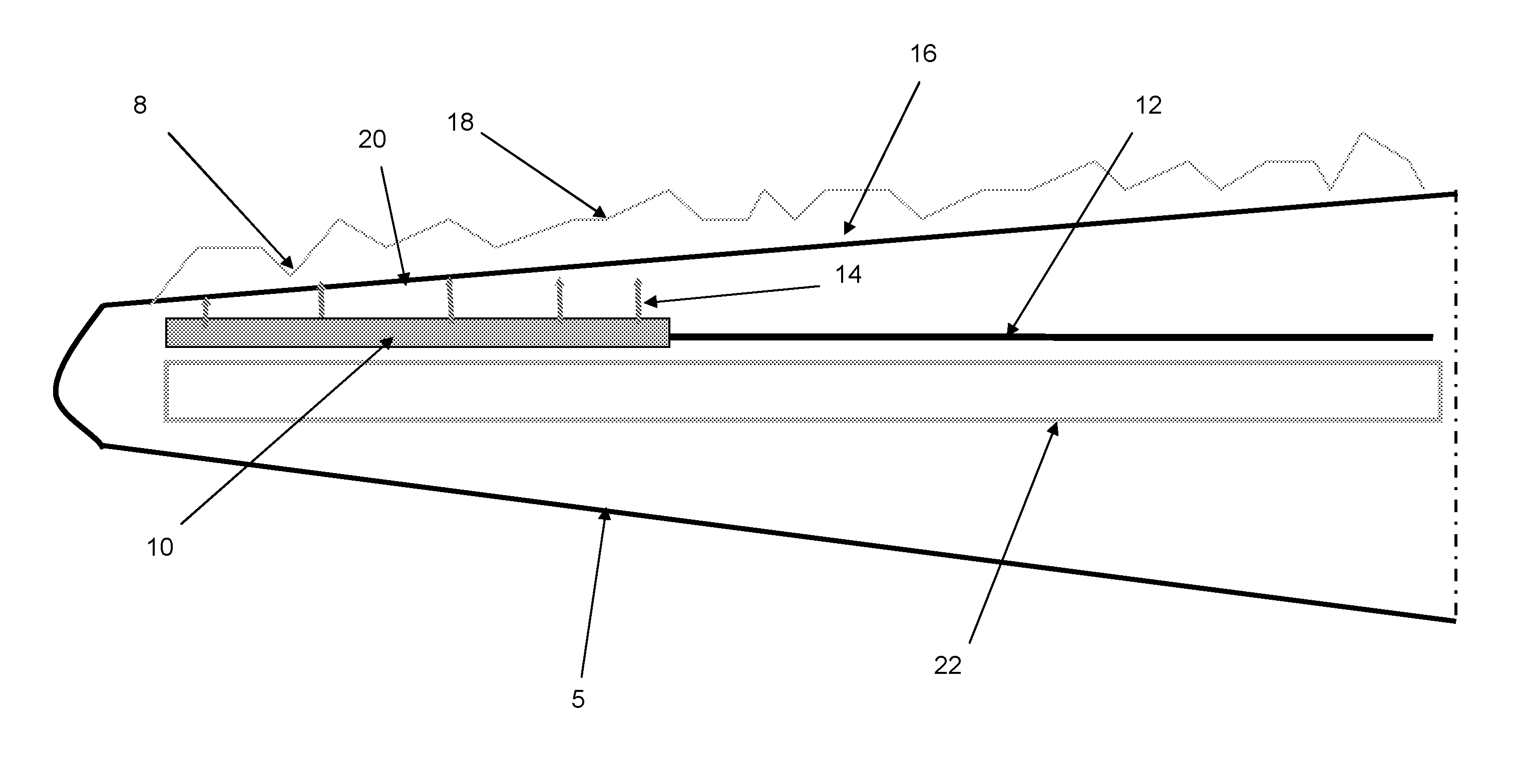 De-icing of a wind turbine blade