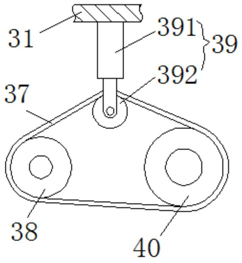 A working method of a stable and efficient mechanical container inner wall cleaning device