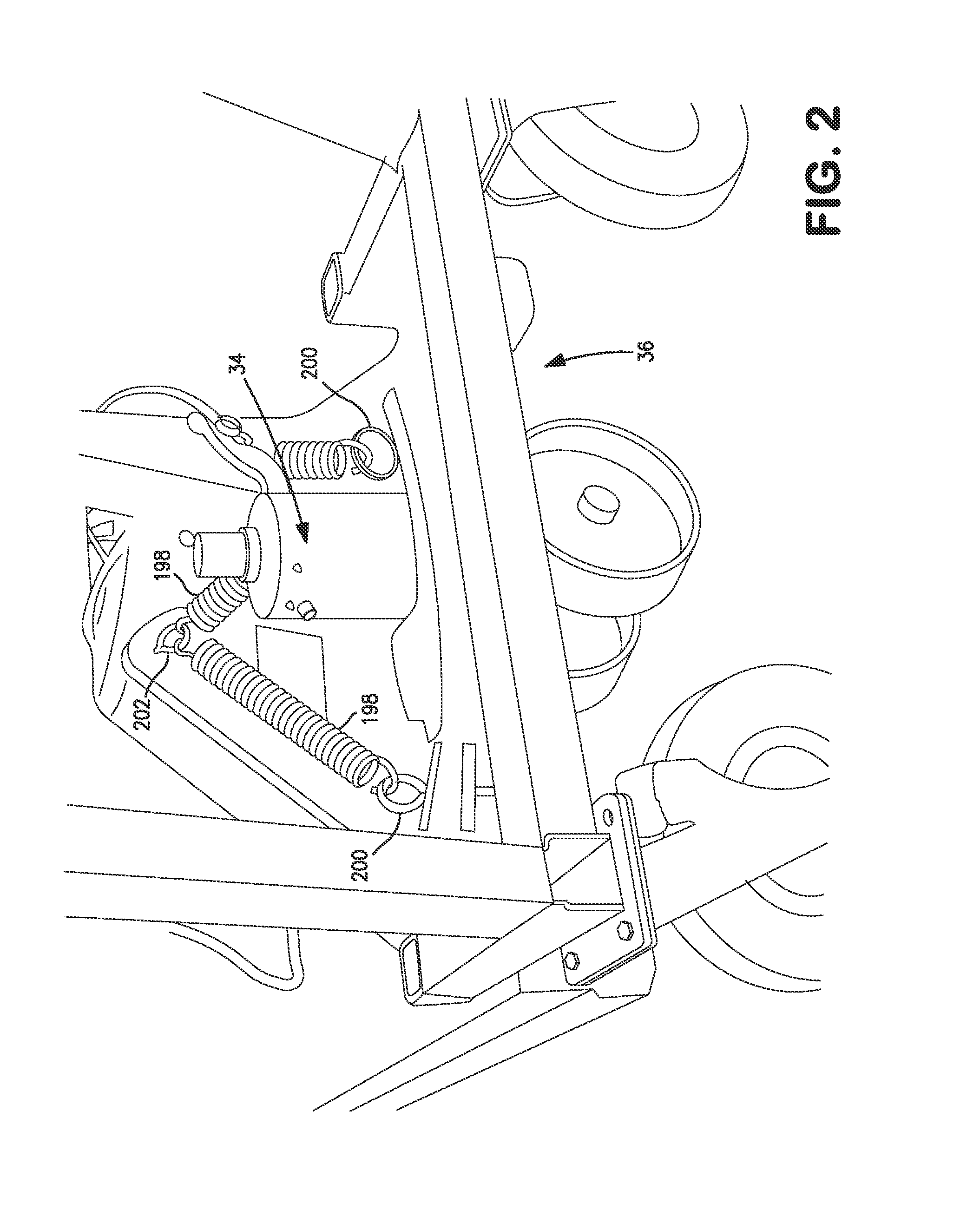 Machine for aligning items in a pattern and a method of use