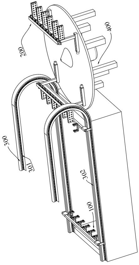 A pcb board cleaning transfer device