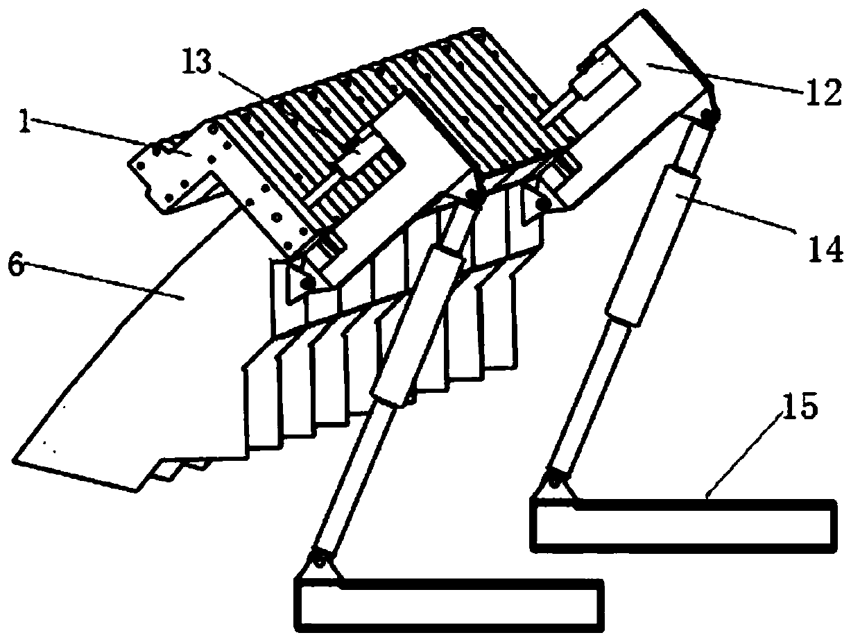 Formwork trolley for the pouring of the second lining of the side wall of the tunnel and the transfer of the prefabricated segment of the vault