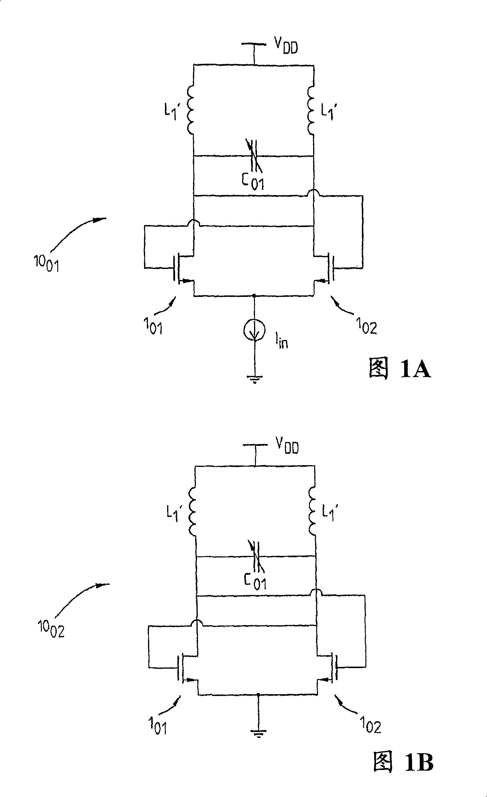 Oscillatory circuit of tunable filter with minimize phase noise