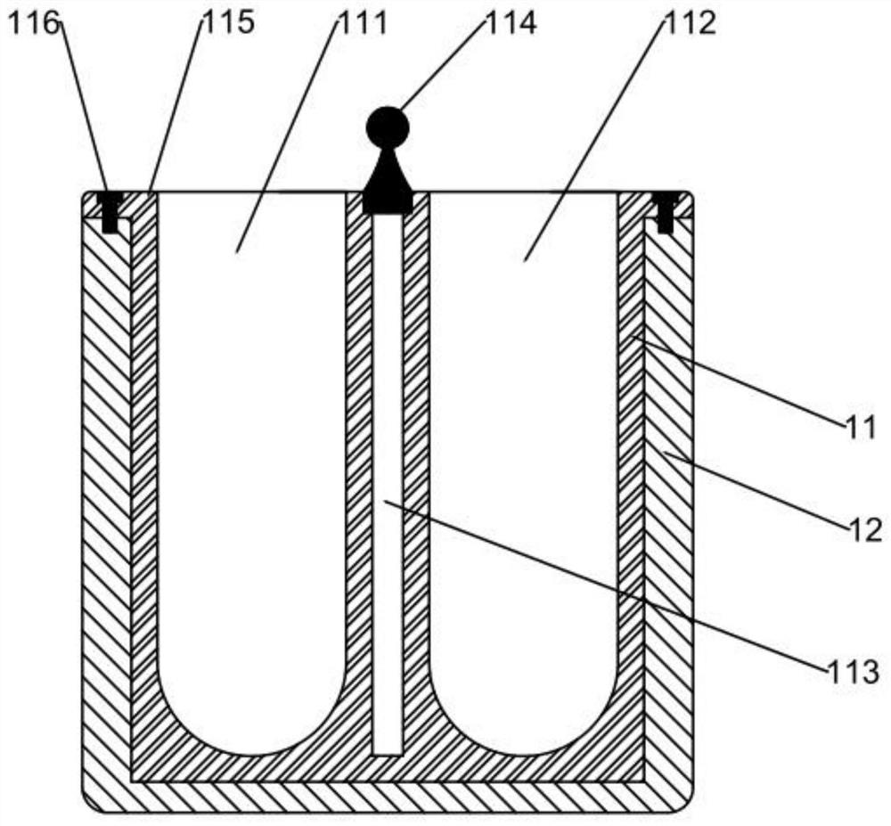 A grinding device for molecular biology experiments