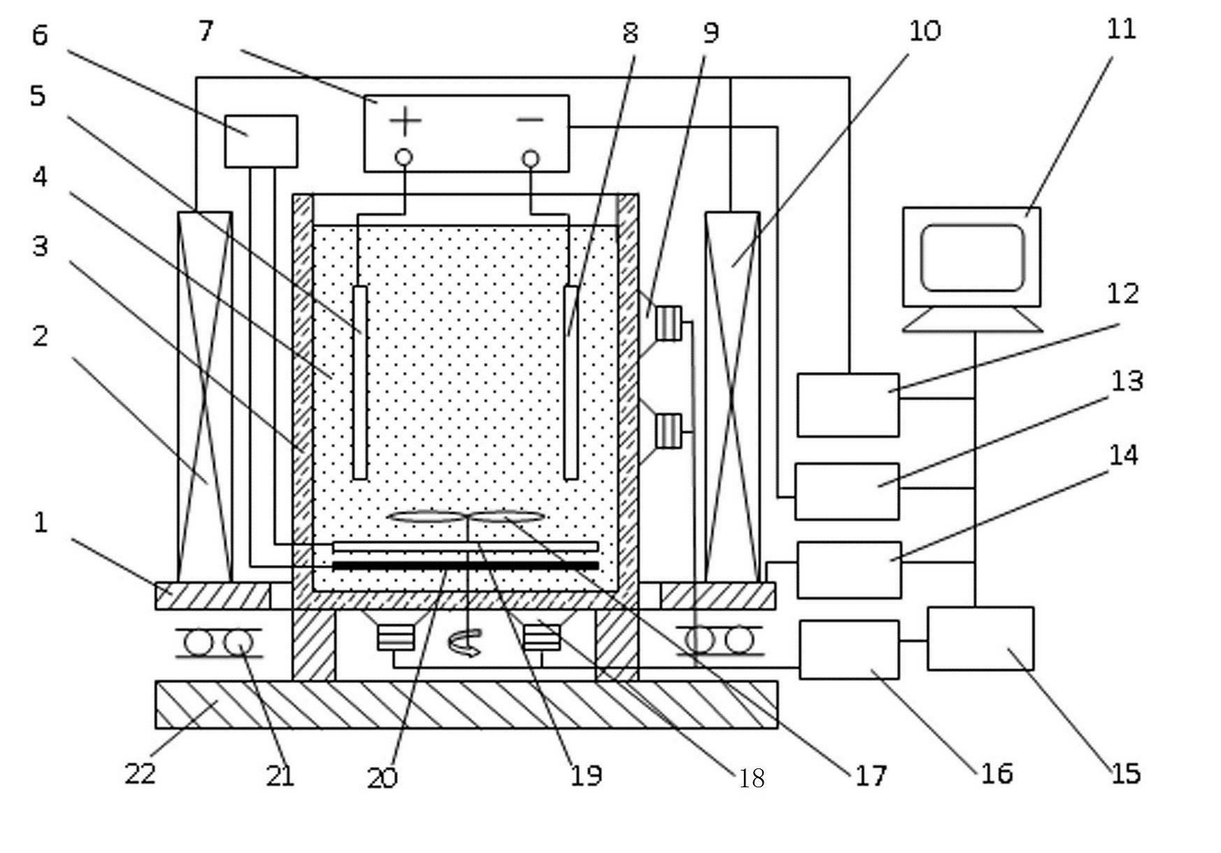 Metal electrodeposition device