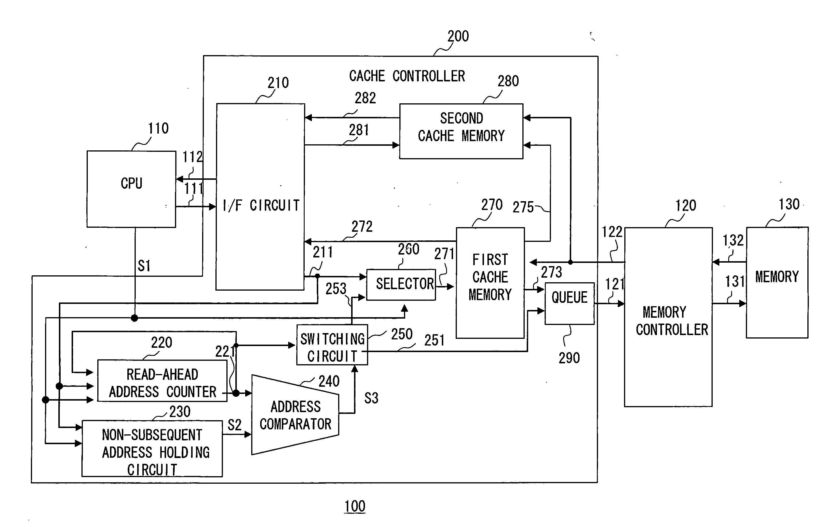 Cache control method, cache device, and microcomputer