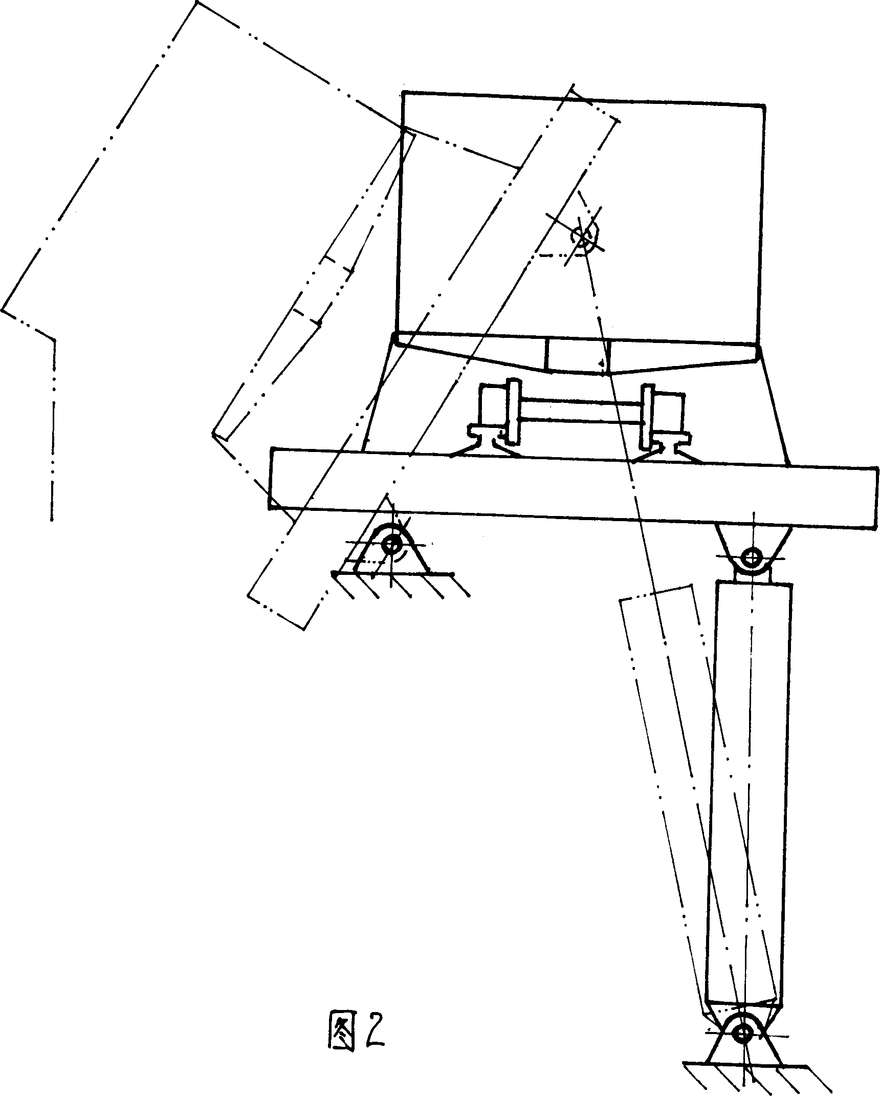 Railroad utilized unloading equipment by using hydraulic force to careen tracks