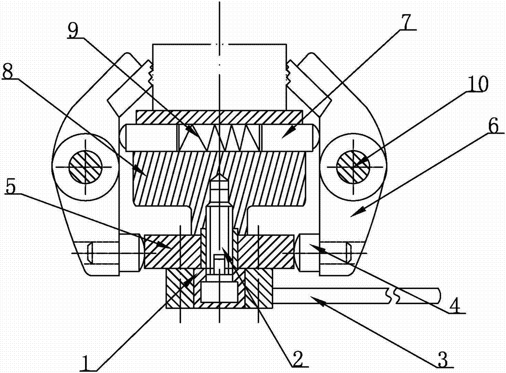 Transmission centering clamping device with rotation axes