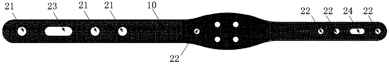 Fusion locking plate and wrist fusion structure