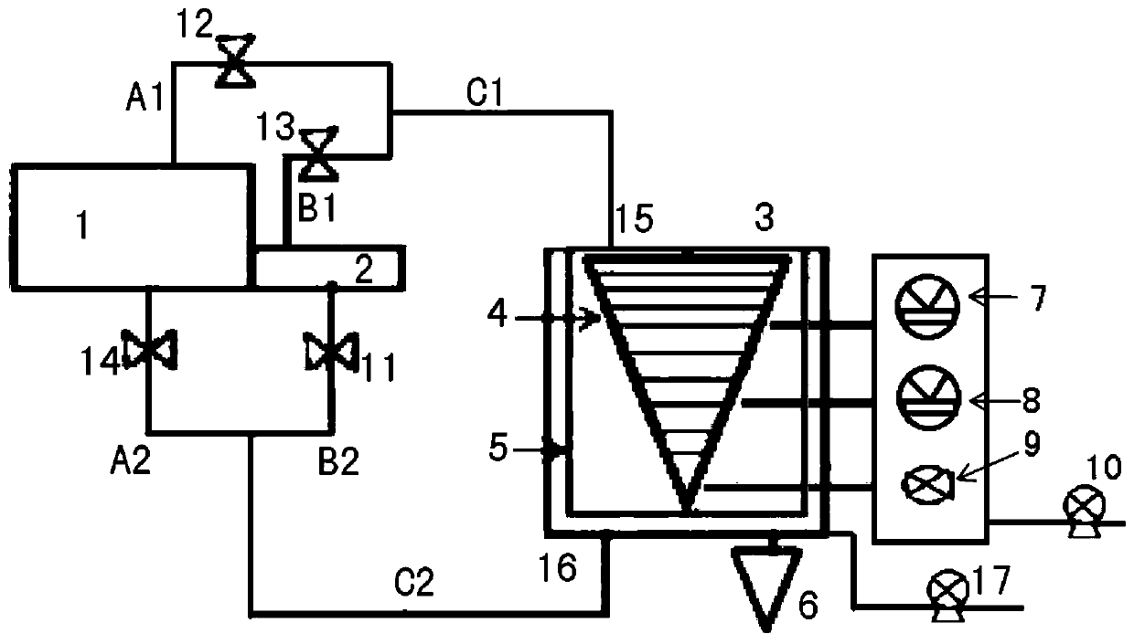 Diesel engine soot particle sampling device