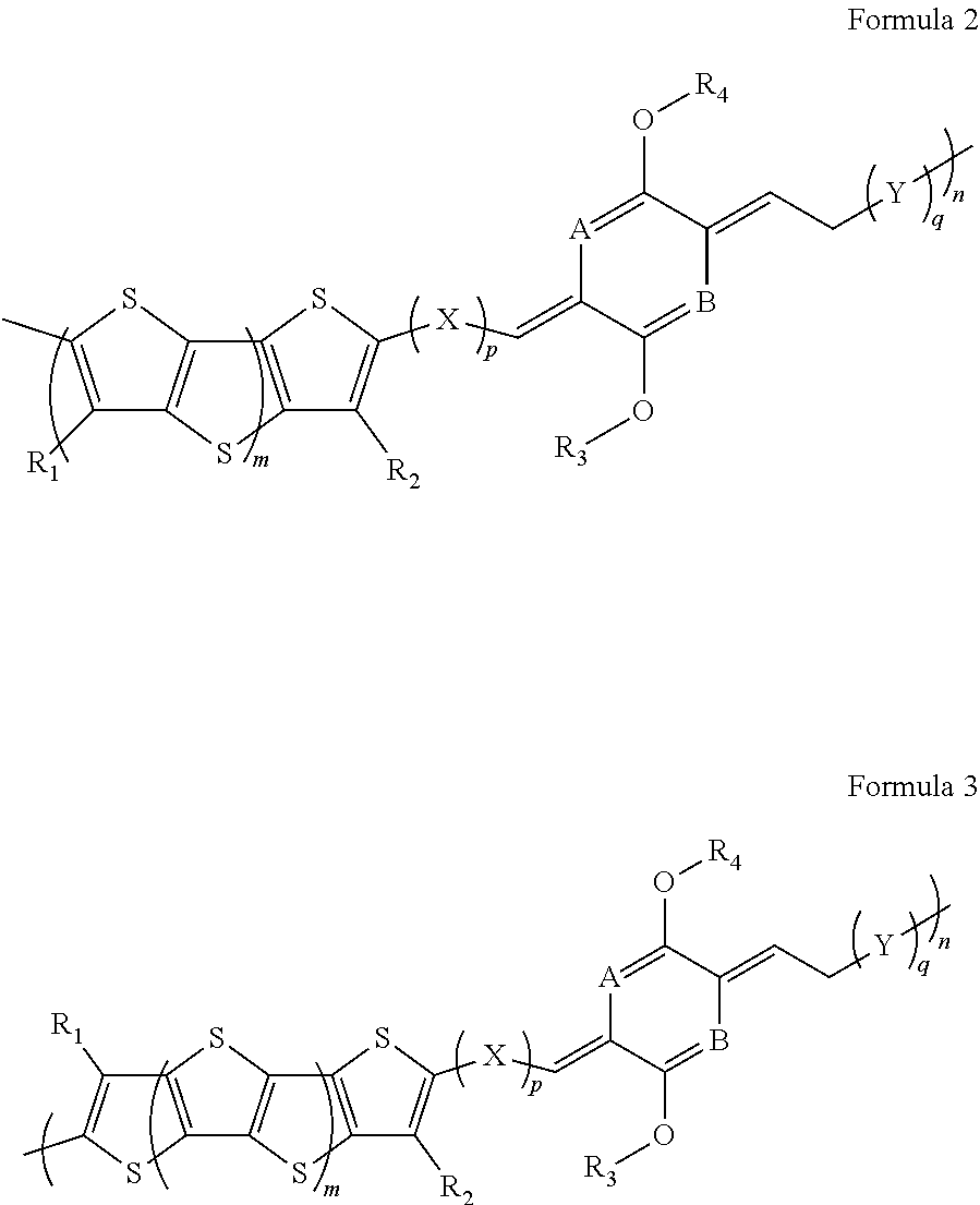 Semiconducting co-polymers of methylenedihydropyrazines with fused thiophenes