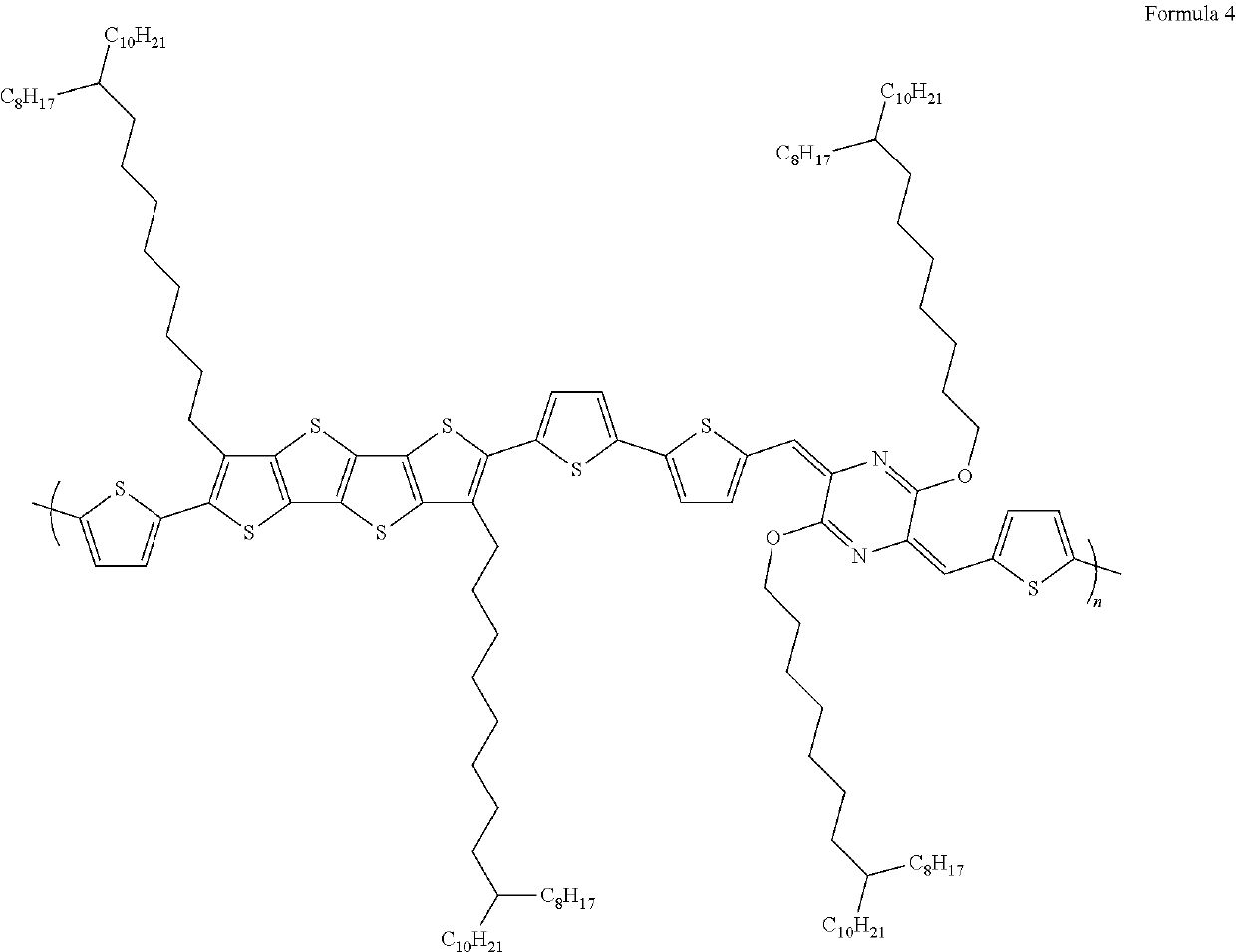 Semiconducting co-polymers of methylenedihydropyrazines with fused thiophenes