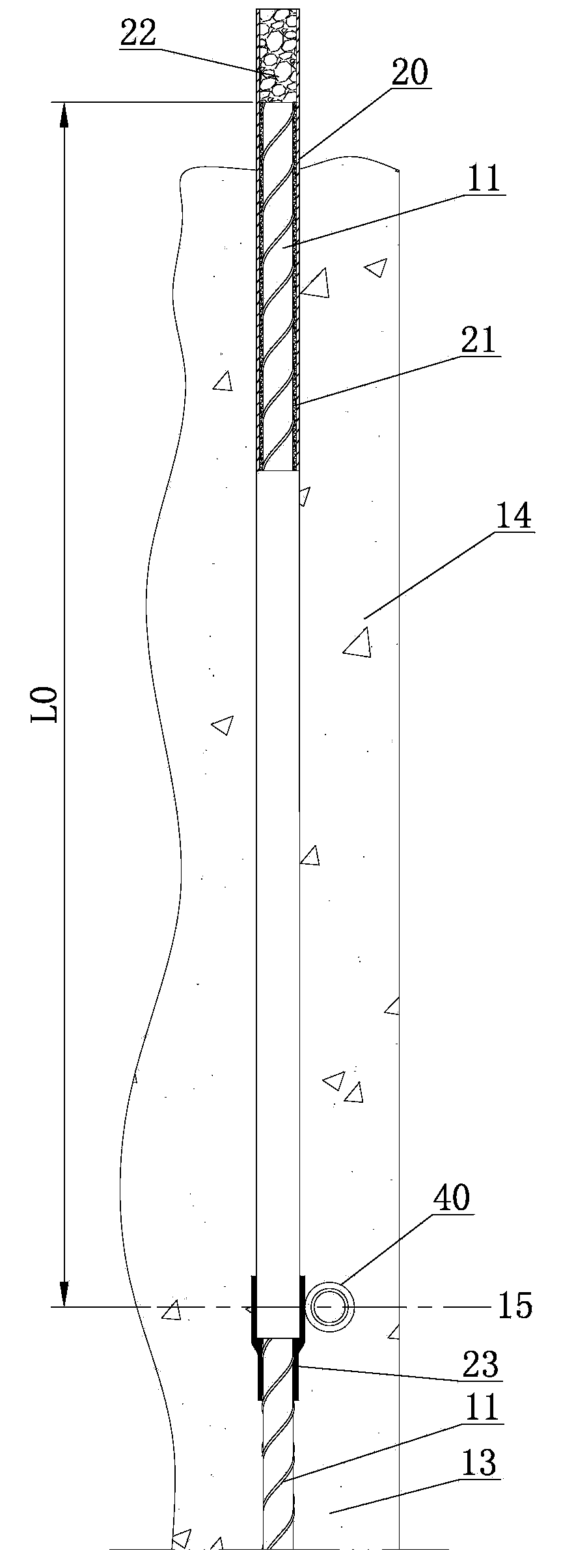 Structure and method for integrally breaking pile head of pile foundation