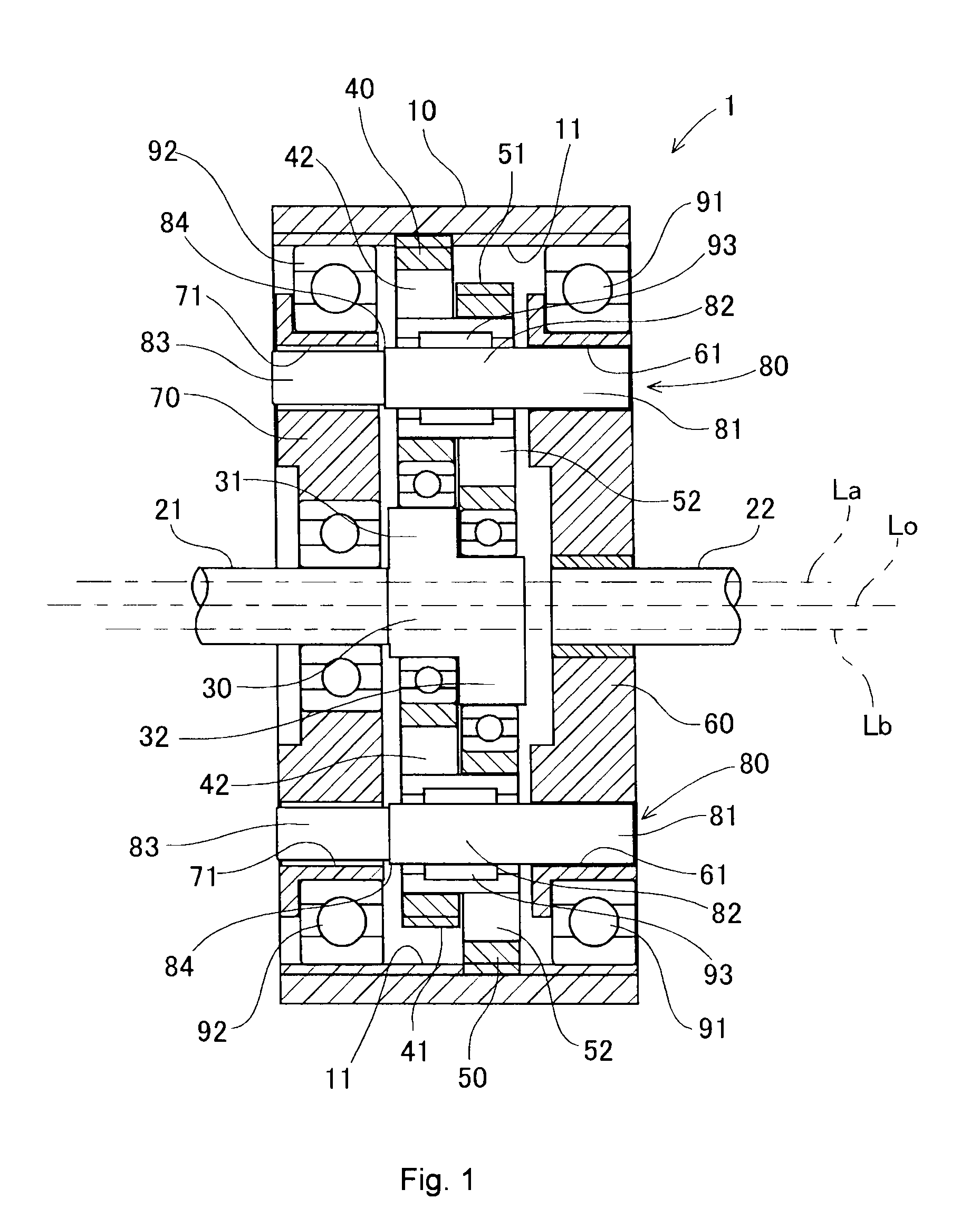 Speed change gear and manufacturing method therefor